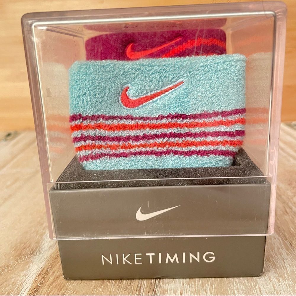NWT Nike Timing Cuff Set of 2 Blue & Purple - Picture 13 of 15